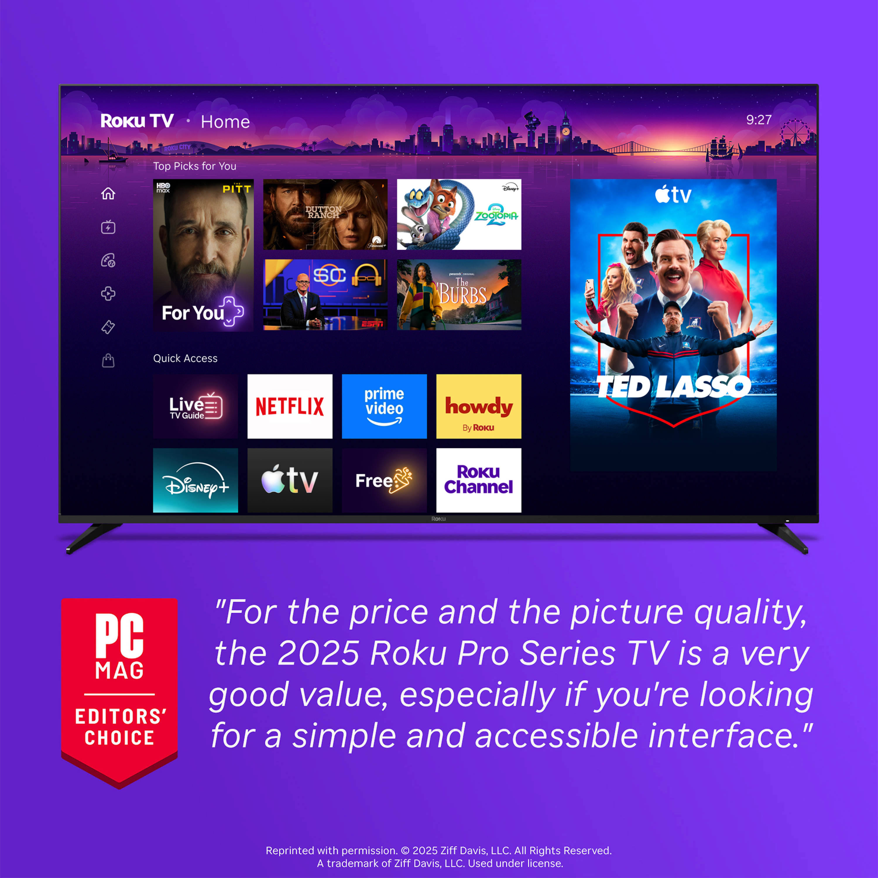Roku 55" Pro Series 4K QLED Mini-LED Smart TV photo 4