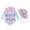 r-921Pink1504, variant on HAYIMI Swimwear Girls Swimsuit Flower Printed Swimsuit Long Sleeve Floral Print Ruffled Pattern For Small Medium And Large Children Cartoon Holiday Summer Kids Beach Bathing Suit