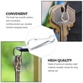 thumbnail image 3 of Homoyoyo 20pcs Key Chain Carabiner Keychain Hooks Silver for Chains Camping Gear, 3 of 8