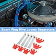 thumbnail image 2 of Separadores de cables de bujía de motor para Chevy para Ford separadores de 7/8/9 mm soporte de cable de bujía para Chevrolet rojo, 2 of 6