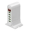 thumbnail image 1 of USB Charger,5 Port With LED Display Multi USB Charging Station Universal Phone Desktop Desktop Charger Charging Station ,Multi-Device Charger, 1 of 7