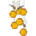 thumbnail image 3 of Sunset Vista Designs Country Garden Collection Wind Chime, 17-inch Height, Honeybee Honeycomb, 3 of 3