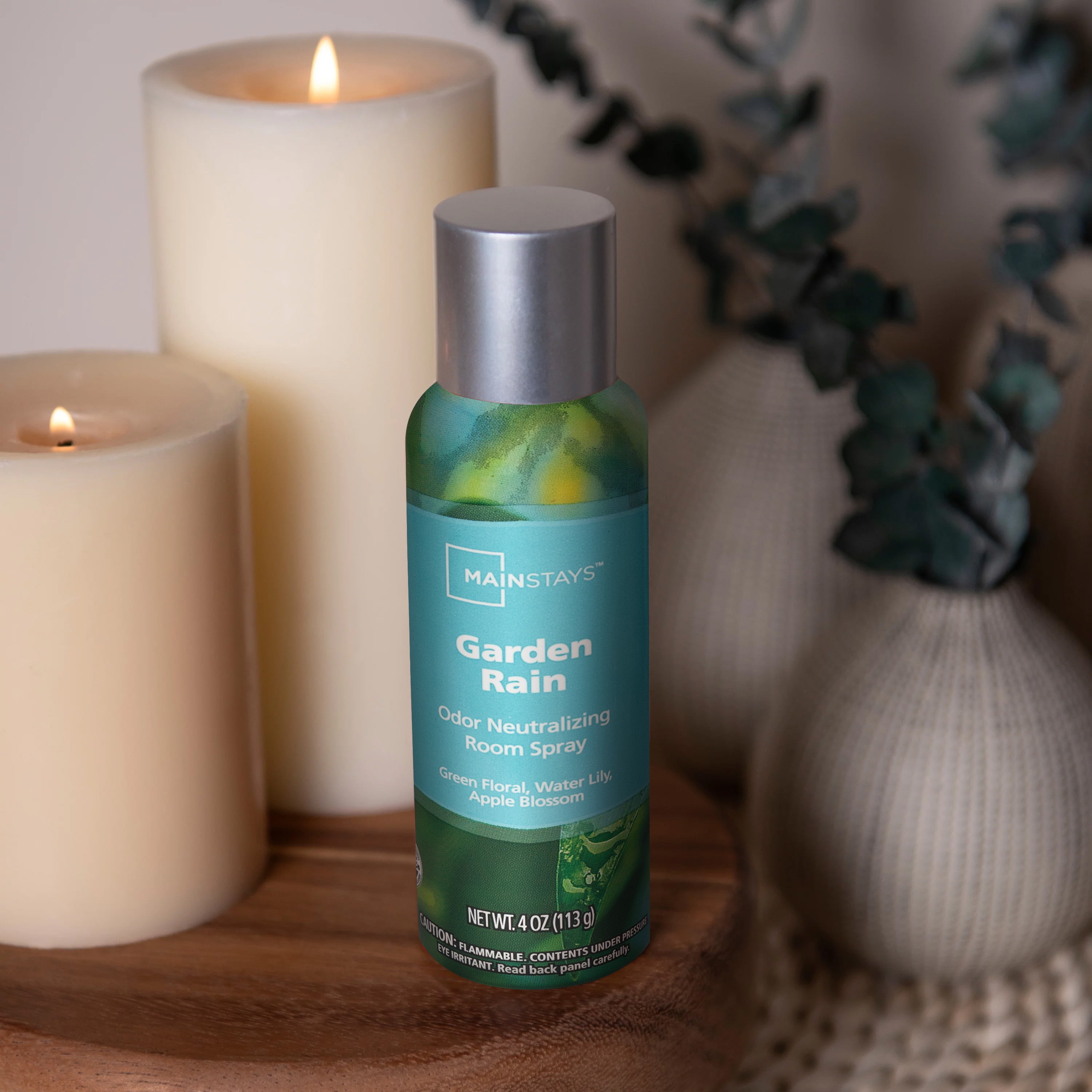 Mainstays Odor Neutralizing Room Spray, Garden Rain Air Freshner, 4 oz