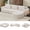 Beige White, variant on 112" L-Shaped Modular Sectional Sofa with Chaise, Cloud Boneless Couch with Deep Seat, Comfy Chenille Fabric Memory Foam Spineless 4 Seater Sofa for Living Room, No Assembly Needed (Beige White)