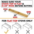 thumbnail image 4 of SpaceAid 30" Bamboo Magnetic Stove Top Shelf Organizer, Kitchen Storage Rack for Stove, Black, 4 of 7