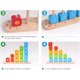thumbnail image 5 of Juguete De Cuentas De Cordones De Madera Para Niños, Apilador De Madera, Bloques De Construcción Educativos, Juguete Para Enhebrar Vogacara FN005580-00, 5 of 6