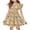 Saffron, variant on Easter Girls Midi Dresses Teen Summer Elegant Flutter Sleeve Princess Dress Crew Neck Buuny Rabbit Print Dress (Red, 13-14 Years)