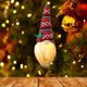 thumbnail image 4 of Colgante de árbol de Navidad para decoración del hogar muñeco enano Wdftyju sin rostro colgante pequeño de punto adorno de Gnomo de elfo luminoso muñecos de peluche, 4 of 7