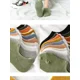 thumbnail image 5 of Calcetines cortos finos de silicona para mujer, medias antideslizantes, poco profundas, transpirables, Color caramelo, calcetines invisibles de algodón, verano 2021, 5 of 5