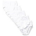 thumbnail image 6 of Hanes Ultimate® Comfort Cotton Women's Brief Panties 5-Pack White 9, 6 of 7