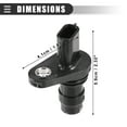 thumbnail image 4 of CPS Sensor Engine Camshaft Position Sensor for Nissan Versa 2009-2019 No.23731ED02A Black, 4 of 7