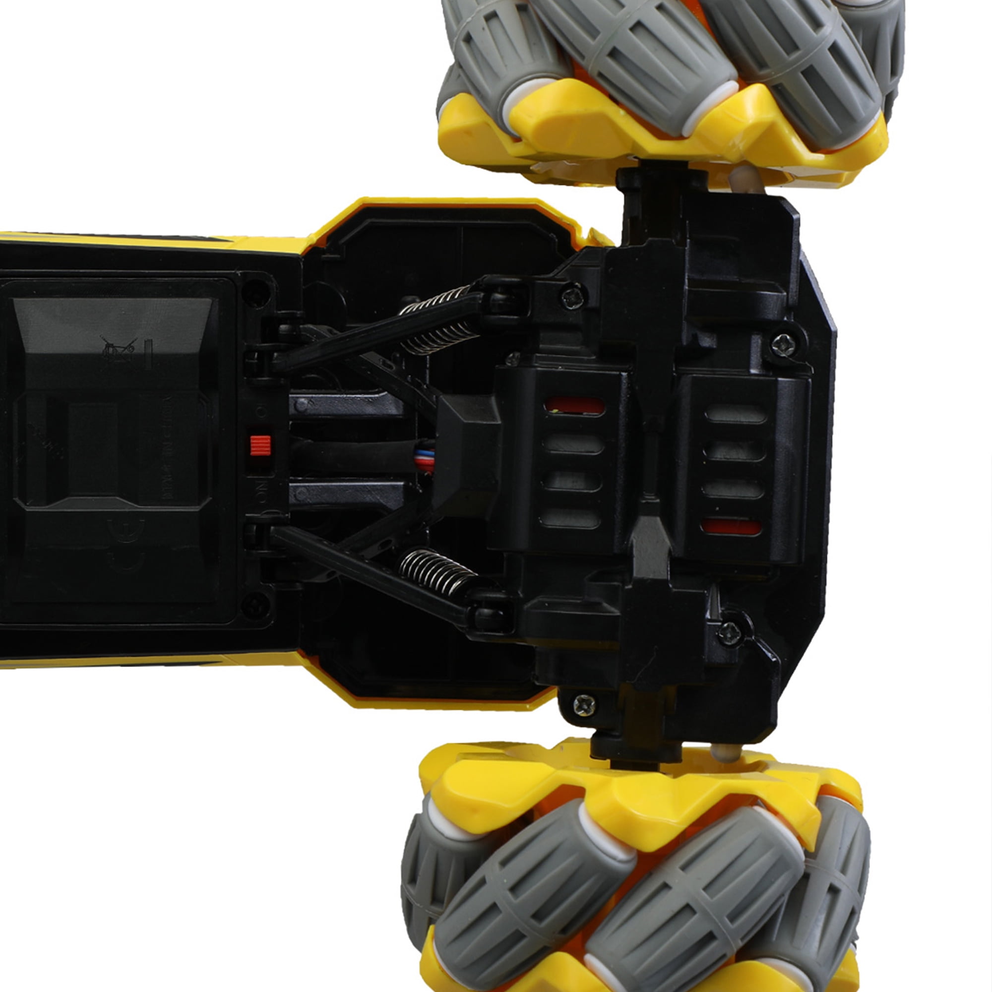 Kepooman Kids RC Cars Stunt Car Toy, Gesture Sensor Watch Double Sided 360° Rotating RC Car with Headlights, Yellow Kepooman Kids RC Cars Stunt Car Toy, Gesture Sensor Watch Double Sided 360° Rotating RC Car with Headlights, Yellow
