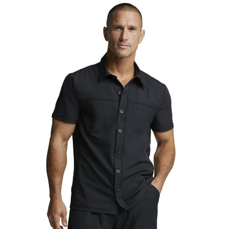 

Dickies Dynamix Scrubs Top for Men Button Front Collar Shirt DK820