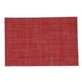 thumbnail image 3 of Solid Color Household Dining Table Placemat Thickened Woven Pvc Placemat, 3 of 7
