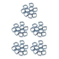 thumbnail image 3 of relayinert DOUBLE EAR CLIPS ,O CLAMP ,ZINC ,10 PACK PLATED STEEL 5 to 7mm 5Set, 3 of 6