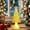 Gold, variant on Mini Luminous Christmas Tree Artificial Mini Christmas Tree Night Light Mini Christmas Tree Ambient Light For Christmas Home Office Desktop Decoration