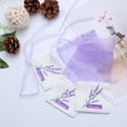 thumbnail image 4 of GOOHOCHY 10 bolsitas de lavanda con estampado floral, bolsitas vacías con fragancia para un sueño relajante, color morado claro., 4 of 7