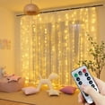 thumbnail image 2 of Guirnalda de luces LED con Control remoto por USB, cadena de luces de hadas, decoración navideña para el hogar, dormitorio, lámpara de Año Nuevo, 8 modos, 2 of 4