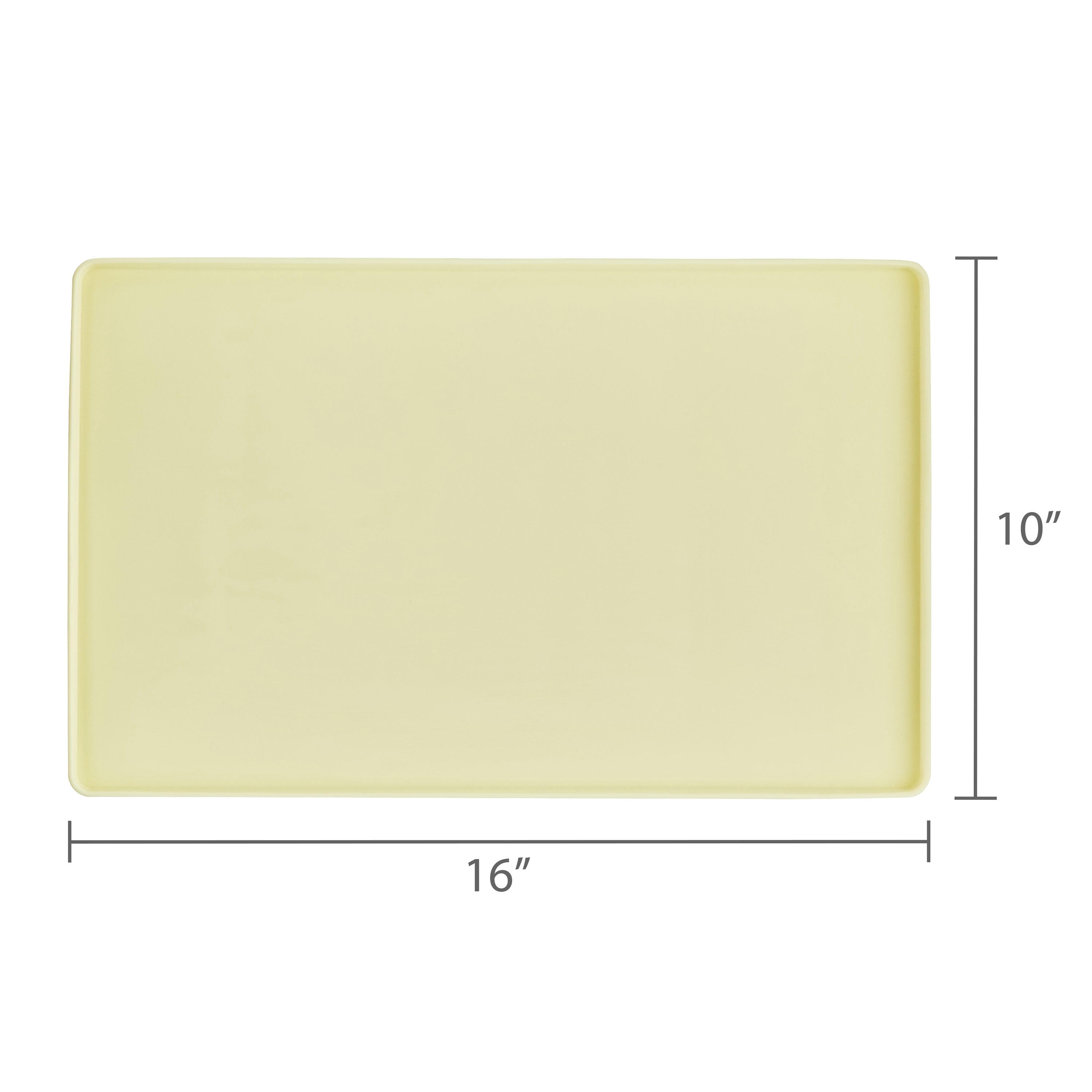 Vibrant Life Small Silicone Pet Feeding Mat, Beige, 13" x 8"