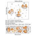 thumbnail image 4 of Un juego de pegatinas de pared, cachorros, nubes, estrellas, decoración de pared para sala de estar, oficina, dormitorio, cocina, pegatinas extraíbles JAMW Sencillez, 4 of 4