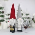 thumbnail image 5 of Christmas/Thanksgiving Day Champagne Wine Bottle Cover for Christmas Decoration, Reusable Wine Gift Bags (Green), 5 of 9