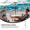 thumbnail image 2 of Miangastore Stainless Steel In Ground Umbrella Base Silver 1Pack 15.72X3.93X1.57 In, 2 of 8