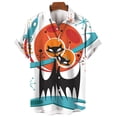 thumbnail image 4 of Camisa hawaiana para hombre, camisa de anime, camisetas de manga corta con dibujos animados, ropa informal de verano para hombre, camisa de moda con animales callejeros y gatos para niños, 4 of 4