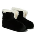 thumbnail image 2 of Dearfoams Women's Zoey Shiny Velour Duvet Bootie Slipper, 2 of 5