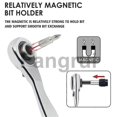 thumbnail image 3 of For 28 in 1 mini ratchet wrench set with right angle offset 14 inch 72 tooth screwdriver handle magn, 3 of 5