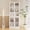 White, variant on RichYa 71"H Kitchen Hutch Storage Cabinet,Pantry Cabinets with 4 Doors and Shelves,5 Tier Cupboard Buffet Cabinet for Dining Room,A(Black)