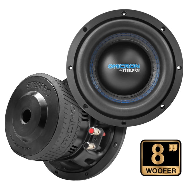 Subwoofer 8 Pulgadas 4+4 Ohms 2000w Max Ómicron Steelpro