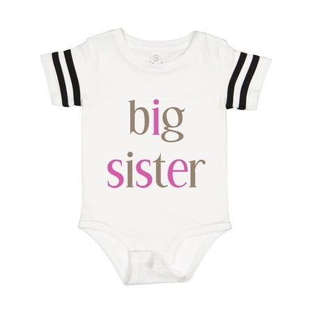 

Inktastic Big Sister Gift Baby Girl Bodysuit