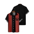 thumbnail image 4 of Men's Hawaiian Printed Button Short Sleeve Shirts Men's Casual Fashion Short Sleeve Shirts3XL, 4 of 4