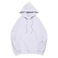 thumbnail image 6 of Womens Oversized Sweatshirts Fall Fashion Hoodies Solid Long Sleeve Pullover Shirts Clothes Outfits White S, 6 of 6