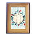 thumbnail image 1 of Earth Trees Soccer Football Sports Photo Frame Exhibition Display Art Desktop Painting, 1 of 3