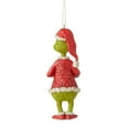 thumbnail image 2 of Enesco Grinch by Jim Shore Grinch Holding Candy Cane Ornament, Hanging Ornament, 5.31 inch-Height, 2 of 2