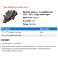 thumbnail image 2 of Steering Gearbox - Compatible with 1978 - 1979 Dodge Ramcharger, 2 of 2