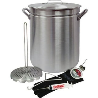 Barton 64 Qt. X-Large Outdoor Aluminum Turkey Deep Fryer Pot and Burner Kit  99906-H - The Home Depot