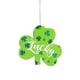 thumbnail image 2 of Cartel Colgante de Madera para Día de San Patricio | Decoración para Fiesta en Casa del Festival Irlandés | Adorno de Pared Trébol Verde de la Suerte | 1 Pieza | 5.28x5.94 Pulgadas | Fácil de Colgar, 2 of 6