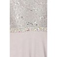 thumbnail image 3 of Big Girls' Sparkling Sequin Lace Double Chiffon Flowers Girls Dresses Silver 10 (C12CC12), 3 of 3