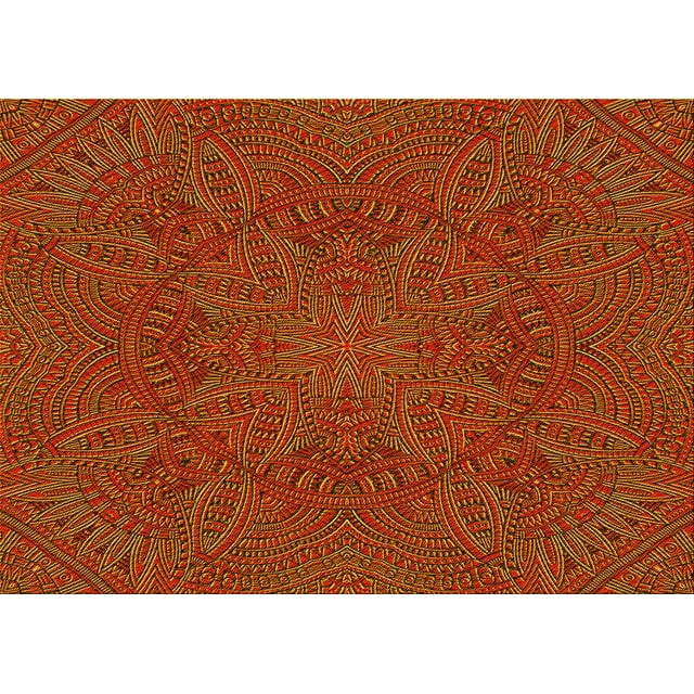 Ahgly Company Tapis Rectangulaire Lavable en Machine Intérieur Transitionnel Rouge Tomate, 4 Pieds x 6 Pieds