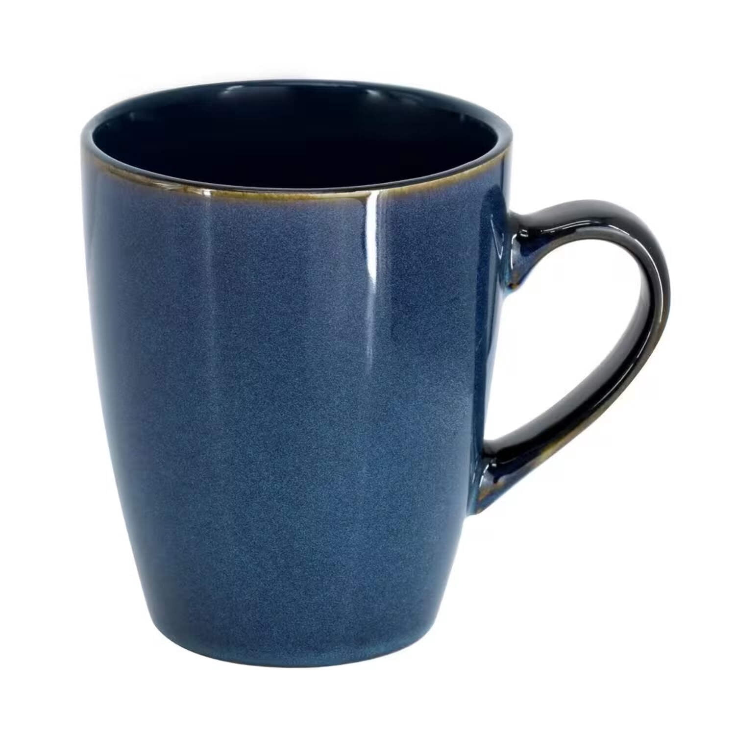 Gibson Elite 142747.16 Priya Reactive Glaze Sto are Dinnerware Set, Blue - 16 Piece