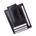 thumbnail image 5 of Genuine Eel Skin Leather Money Clip Front Pocket Wallet with Magnet Clip and Card ID Case E 910E, 5 of 36
