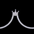 thumbnail image 4 of Cadena de cristal para el cuerpo, cadena de sujetador ostentosa con diamantes de imitación plateados, Bikini Sexy, accesorios de cadena para el cuerpo para discoteca para mujeres y niñas Rojo Verde, 4 of 4