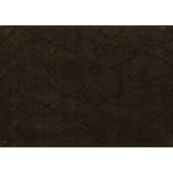 Ahgly Company Indoor Rectangle Abstract Brown Modern Area Rugs, 8' x 10'