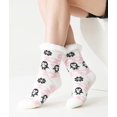 thumbnail image 6 of Fluffy Thermal Sherpa Slipper Socks, 3 Pairs for Women, Ultra Soft Christmas Winter Non Skid, 6 of 9