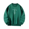thumbnail image 4 of Sudadera de mujer, Tops sueltos, ropa deportiva suave con cuello redondo, ropa de otoño, sudadera de cuello redondo para exteriores, primavera y otoño XL, 4 of 10