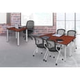 thumbnail image 3 of Regency 30 in. Small Square Breakroom Table- Cherry Top, Chrome Legs, 3 of 5
