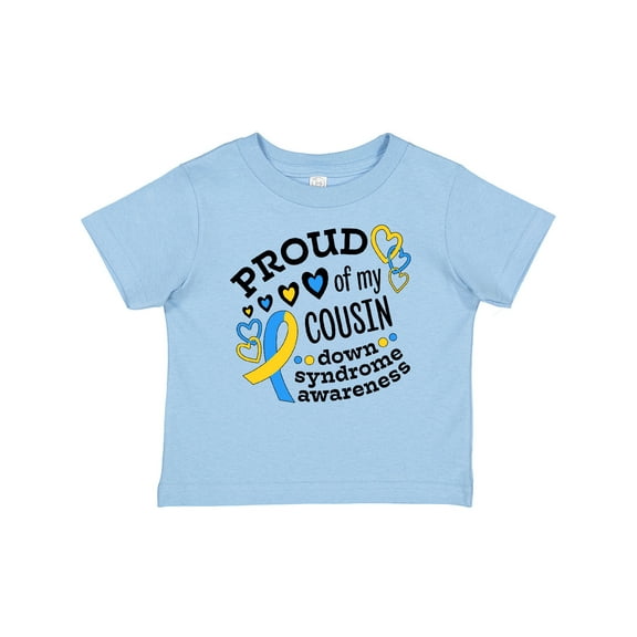 Inktastic Proud of My Cousin Down Syndrome Awareness Boys or Girls Baby T-Shirt