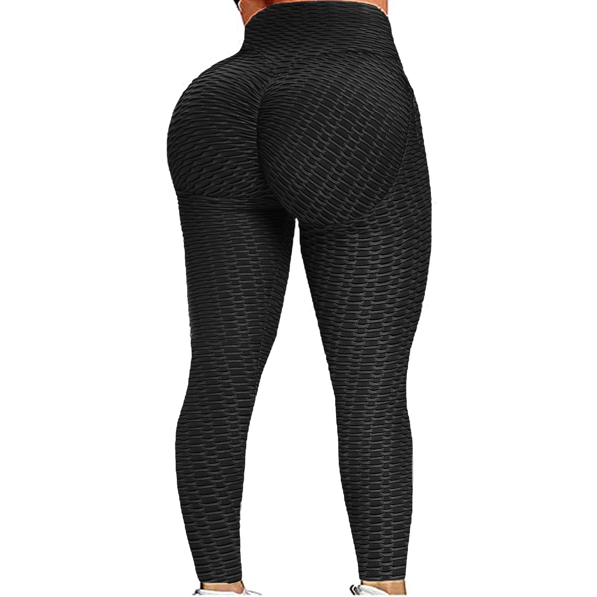 ROMUCHE Tiktok Leggings for Women Textured Butt Lift Leggings Weight